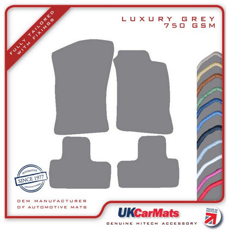 Fiat Coupe 1994-2000 Grey Luxury Velour Tailored Car Mats HITECH