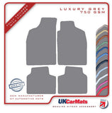 Fiat Punto Cabrio 1996-2000 Grey Luxury Velour Tailored Car Mats HITECH