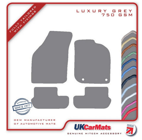 Ford Ka  1996-2008 Grey Luxury Velour Tailored Car Mats HITECH