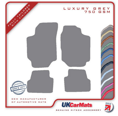 Ford Escort Mk6 1995-1997 Grey Luxury Velour Tailored Car Mats HITECH
