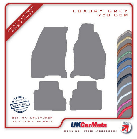 Ford Cougar 1998-2002 Grey Luxury Velour Tailored Car Mats HITECH