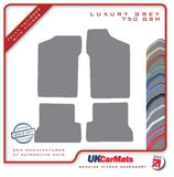 Fiat Siecento 1998-2003 Grey Luxury Velour Tailored Car Mats HITECH