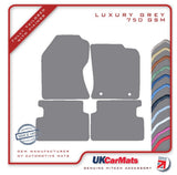 Ford Focus 2002-2004 Grey Luxury Velour Tailored Car Mats HITECH