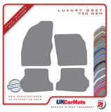 Ford Focus Coupe-Cabriolet 2006-2010 Grey Luxury Velour Tailored Car Mats HITECH