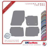 Ford Mondeo 2014 onwards Grey Luxury Velour Tailored Car Mats HITECH