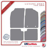 Ford Ka 2nd gen Facelift 2013-2016 Grey Luxury Velour Tailored Car Mats HITECH
