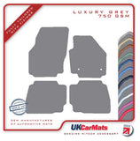 Ford Mondeo Mk4 (Round Fixings) 2012-2014 Grey Luxury Velour Tailored Car Mats HITECH
