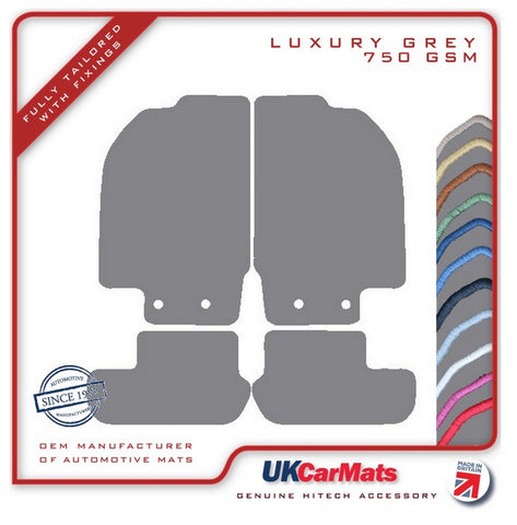 Ford Sport Ka 2003-2009 Grey Luxury Velour Tailored Car Mats HITECH