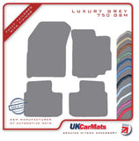 Fiat Sedici 2006-2011 Grey Luxury Velour Tailored Car Mats HITECH