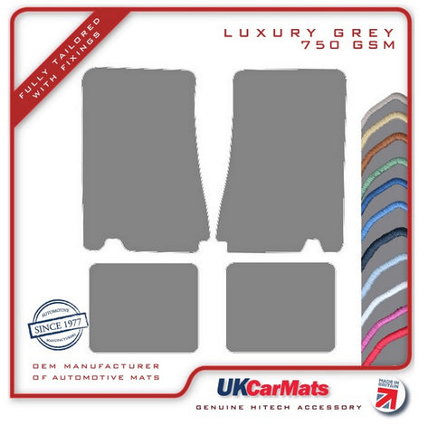 Ford Capri Mk3 280 1978-1986 Grey Luxury Velour Tailored Car Mats HITECH