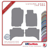 Fiat  Fullback (Without Rear Heater) 2016 onwards Grey Luxury Velour Tailored Car Mats HITECH