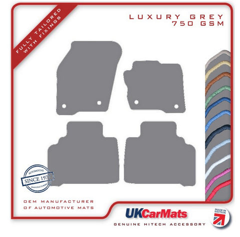 Ford Galaxy Mk4 2015 onwards Grey Luxury Velour Tailored Car Mats HITECH