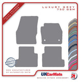 Ford Kuga 2012-2015 Grey Luxury Velour Tailored Car Mats HITECH