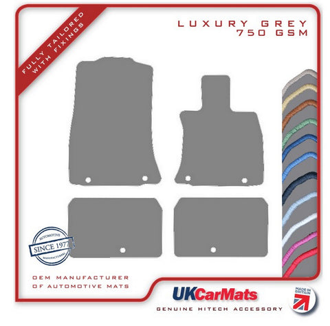 Genesis Electrified G80 2021 onwards Grey Luxury Velour Tailored Car Mats HITECH