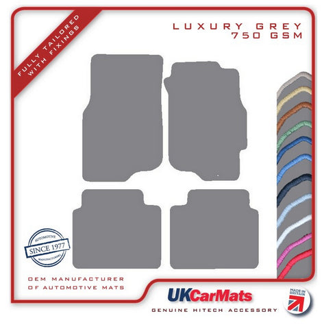 Honda Civic 4dr Inc VTI/LS 1996-2001 Grey Luxury Velour Tailored Car Mats HITECH