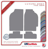 Honda CRX / Civic CRX 1984-1988 Grey Luxury Velour Tailored Car Mats HITECH