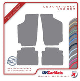 Honda Civic Shuttle 1987-1991 Grey Luxury Velour Tailored Car Mats HITECH