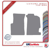 Honda CRX Inc Trans Top 1992-1996 Grey Luxury Velour Tailored Car Mats HITECH