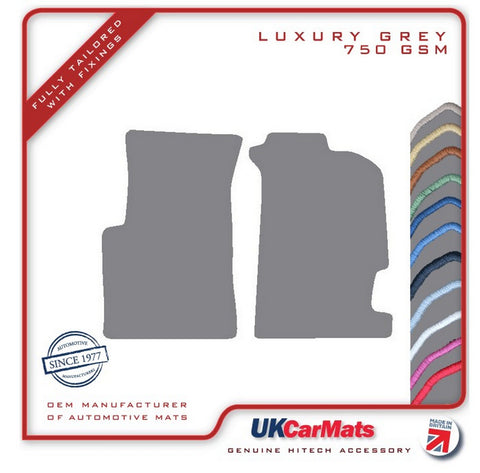 Honda CRX Inc Trans Top 1992-1996 Grey Luxury Velour Tailored Car Mats HITECH