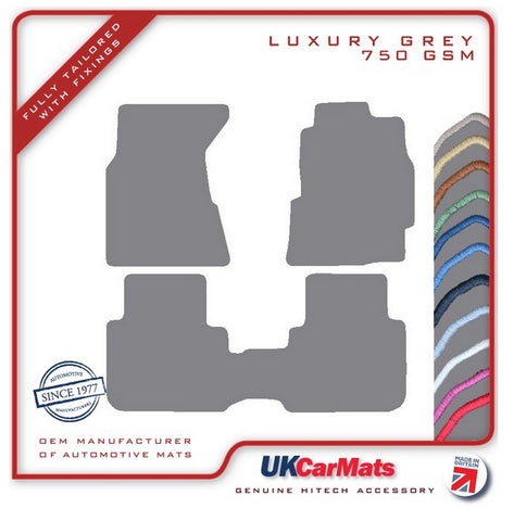 Honda CR-V 1997-2001 Grey Luxury Velour Tailored Car Mats HITECH