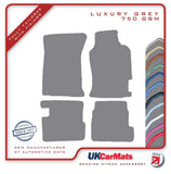 Honda Legend Coupe 1991-1994 Grey Luxury Velour Tailored Car Mats HITECH