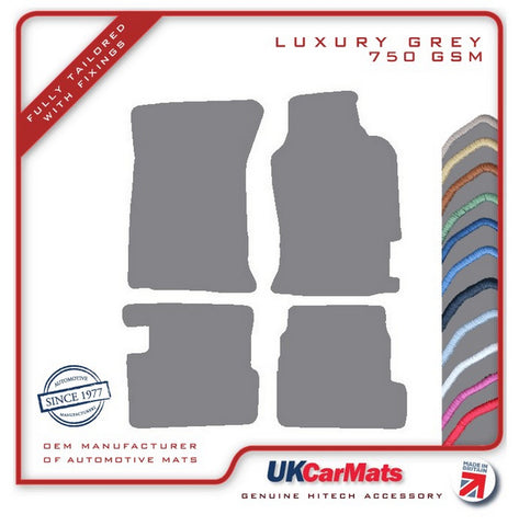 Honda Legend Coupe 1991-1994 Grey Luxury Velour Tailored Car Mats HITECH