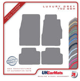 Honda Civic 3dr 1992-1995 Grey Luxury Velour Tailored Car Mats HITECH