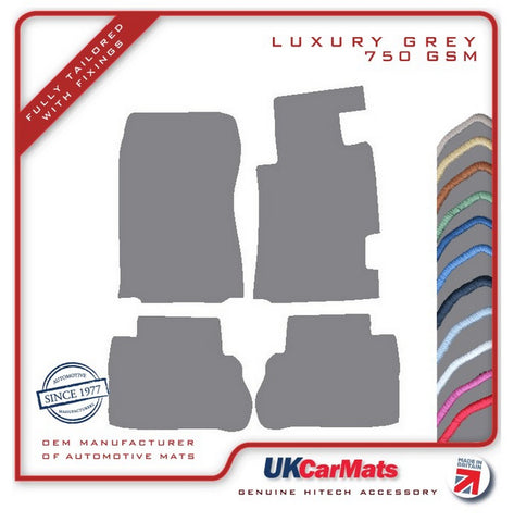 Honda Legend 1995-2000 Grey Luxury Velour Tailored Car Mats HITECH
