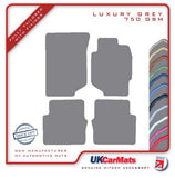 Honda Accord 5dr 1999-2001 Grey Luxury Velour Tailored Car Mats HITECH