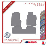 Honda Civic 5dr 2001-2003 Grey Luxury Velour Tailored Car Mats HITECH