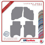 Honda Jazz 2001-2005 Grey Luxury Velour Tailored Car Mats HITECH
