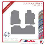 Honda Civic 5dr 2004-2005 Grey Luxury Velour Tailored Car Mats HITECH