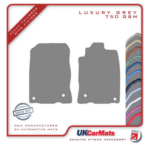 Honda CR-Z 2010-2016 Grey Luxury Velour Tailored Car Mats HITECH