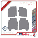 Honda Civic 5dr Petrol 2012-2015 Grey Luxury Velour Tailored Car Mats HITECH
