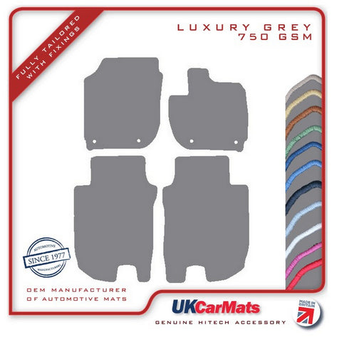 Honda HR-V 2015-2021 Grey Luxury Velour Tailored Car Mats HITECH