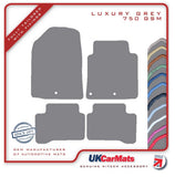 Hyundai Ioniq 2016 onwards Grey Luxury Velour Tailored Car Mats HITECH