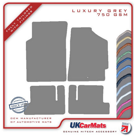 Honda CRX JDM 1987-1992 Grey Luxury Velour Tailored Car Mats HITECH
