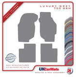 Honda Concerto 1989-1995 Grey Luxury Velour Tailored Car Mats HITECH