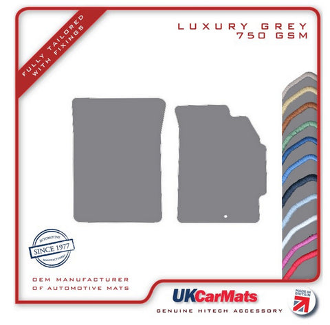 Honda Insight Manual 2000-2006 Grey Luxury Velour Tailored Car Mats HITECH