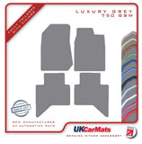 Isuzu D-Max 2012-2021 Grey Luxury Velour Tailored Car Mats HITECH