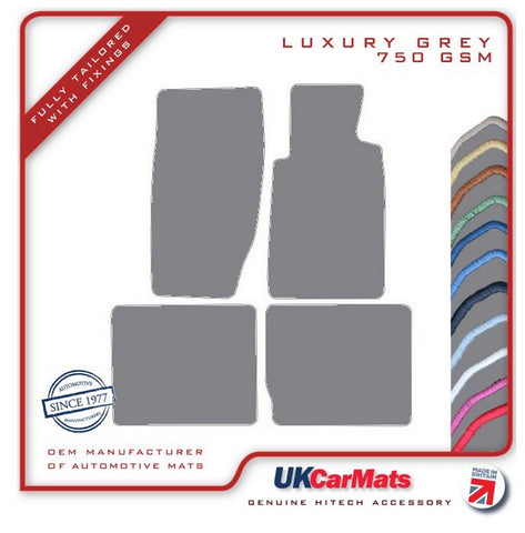 Jeep Cherokee 1993-2001 Grey Luxury Velour Tailored Car Mats HITECH