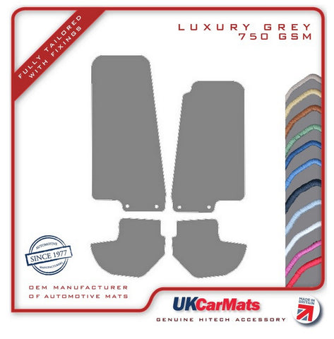 Jaguar XKR/XK8 1996-2001 Grey Luxury Velour Tailored Car Mats HITECH
