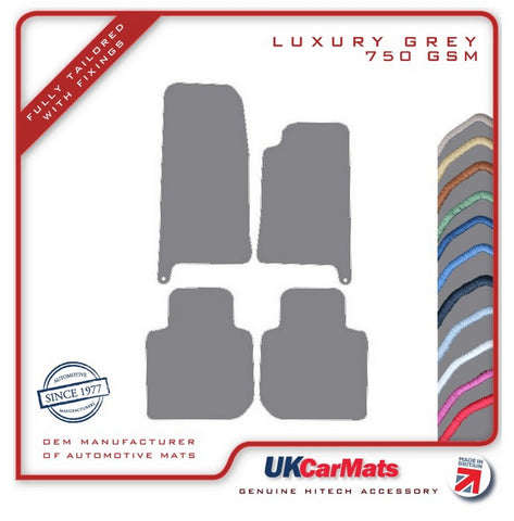 Jaguar XJ Series (X308) LWB 1997-2003 Grey Luxury Velour Tailored Car Mats HITECH