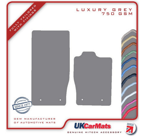 Jaguar XK (X150) Coupe/Convertible 2006-2014 Grey Luxury Velour Tailored Car Mats HITECH