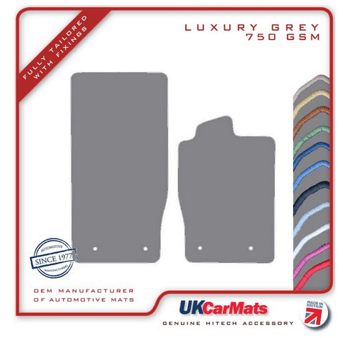 Jaguar F-Type Convertible 2013-2024 Grey Luxury Velour Tailored Car Mats HITECH