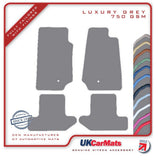 Jeep Wrangler 2Dr (JK) 2007-2017 Grey Luxury Velour Tailored Car Mats HITECH
