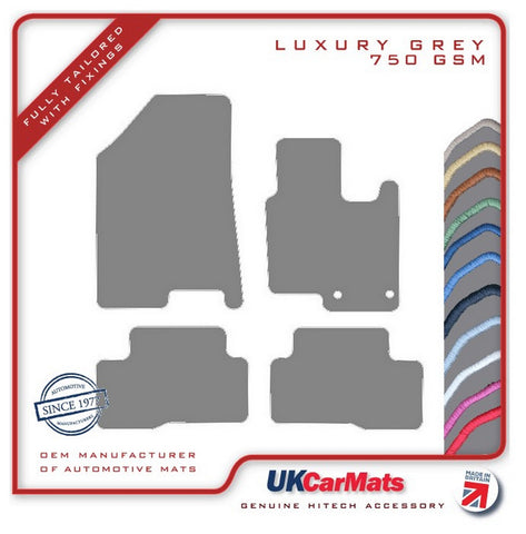 Kia Sportage (Plug-In) Hybrid PHEV & HEV 2022 onwards Grey Luxury Velour Tailored Car Mats HITECH