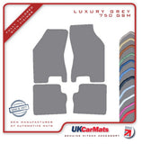 Lancia Delta 1985-1994 Grey Luxury Velour Tailored Car Mats HITECH