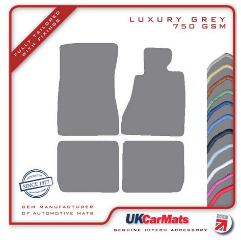 Lexus LS  2000-2006 Grey Luxury Velour Tailored Car Mats HITECH