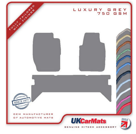 Land Rover Discovery  1989-1997 Grey Luxury Velour Tailored Car Mats HITECH